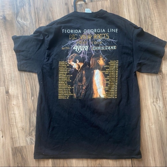 Florida Georgia Line Dig Your Roots Tour Tee - Picture 3 of 4